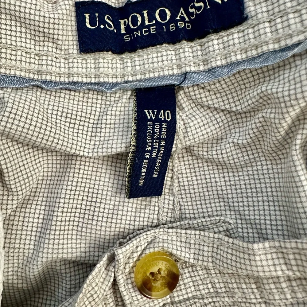 2 Pr Mens U.S.Polo Association Shorts  Light Cotton Size 40 - Picture 3 of 6